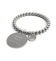 Bracciale 10 Buoni Propositi Donna in Acciaio DA OGGI CHIUDO CON LO STRESS/1